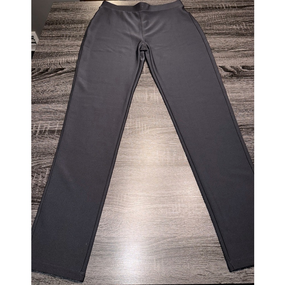 New Mix Charcoal Gray Straight‎ Leg Elastic Waist Pants Trousers  1XL/2XL